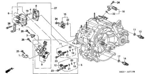 28250P6H024 Solenoid Linear Honda Dual Transmission Acura 28250 - P6H - 024 Accord Genuine OEM - Cerol Auto