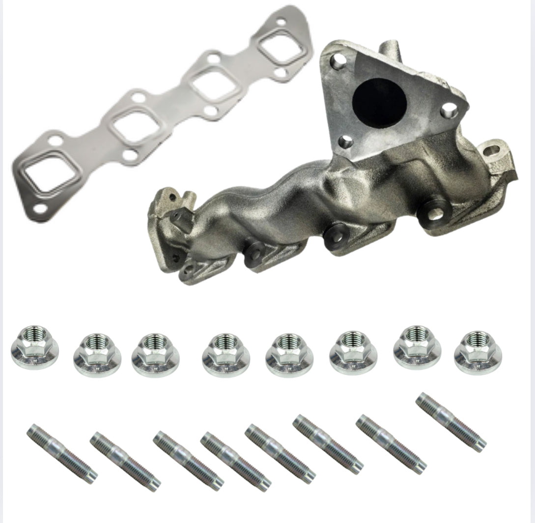 GENUINE Navara D22 YD25 DDTI 2.5L 07-On Exhaust Manifold w Turbo Gasket Stud Kit