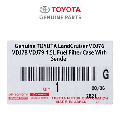 1000048 OEM TOYOTA LandCruiser VDJ76 VDJ78 VDJ79 4.5L Fuel Filter Case With Sender