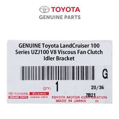 1000023 OEM Toyota LandCruiser 100 Series UZJ100 V8 Viscous Fan Clutch Idler Bracket