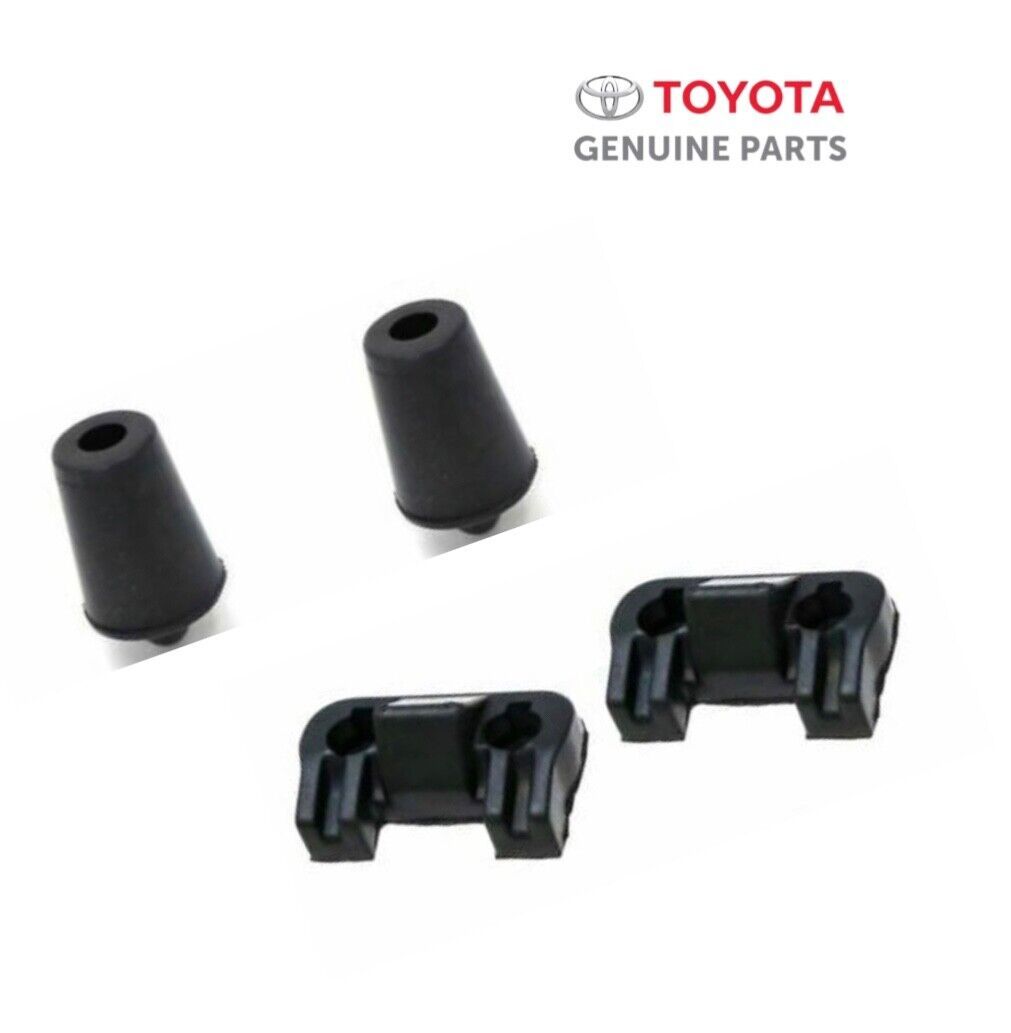 67293-14030(x2) 90541-09047(x2) JZA70 SUPRA MK3 Rear Gate Lower Upper Stopper Genuine Cushion Set 4Qty TOYOTA